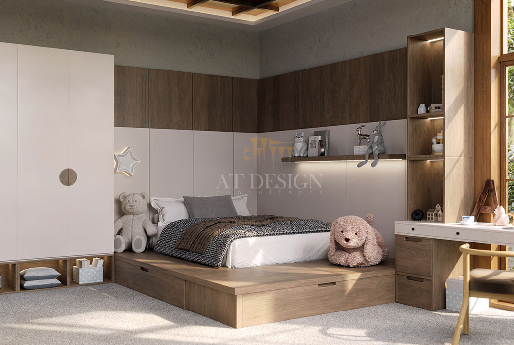 طراحی داخلی اتاق کودک جاپاندی