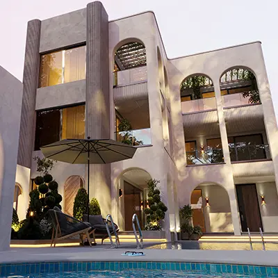 ویلای مدیترانه ای کردان