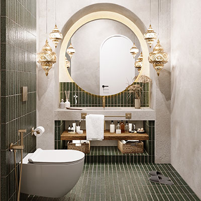 طراحی سرویس بهداشتی لوکس