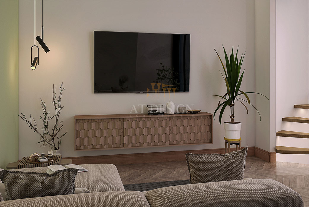 طراحی تی وی روم مدرن