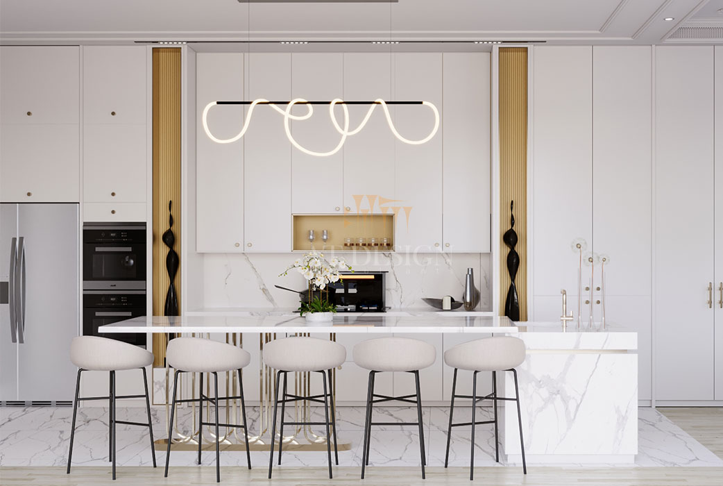 طراحی آشپزخانه مدرن لوکس