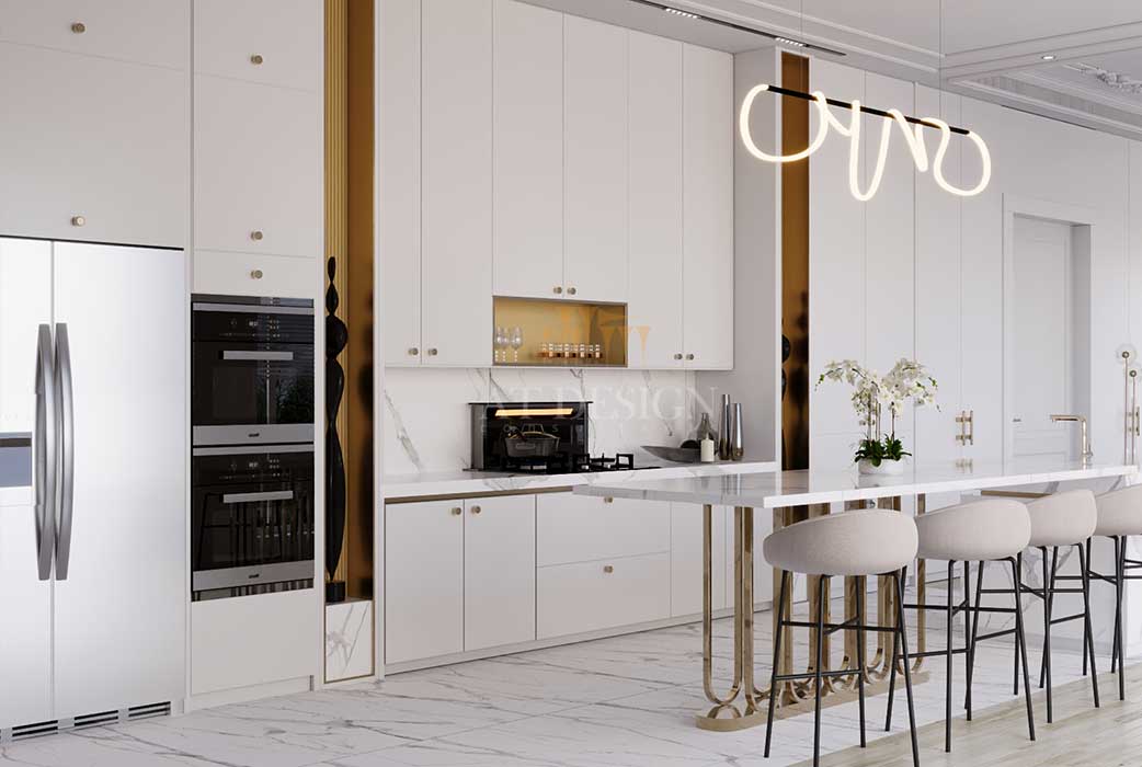 طراحی آشپزخانه مدرن لوکس