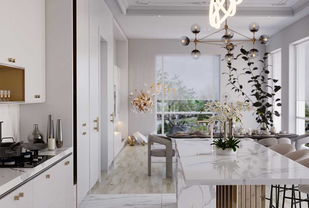 طراحی آشپزخانه مدرن لوکس