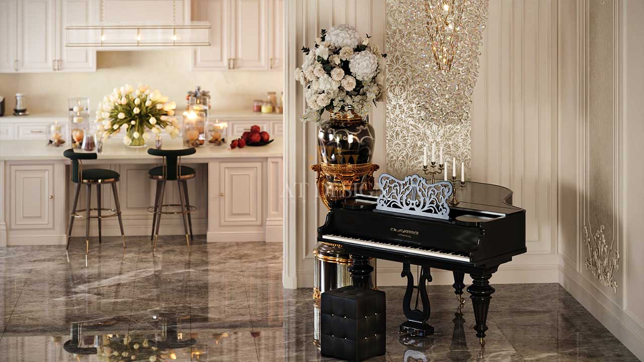 پروژه ویلایی نئوکلاسیک لیتوانیا، اروپا