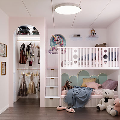 طراحی داخلی اتاق کودک و نوجوان